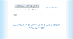 Desktop Screenshot of jeremyreescycles.co.uk